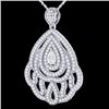 Image 2 : Natural 2.0 CTW Micro Pave Diamond Certified Designer Necklace In 18K Gold - 21264-REF#179T2X