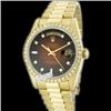 Image 1 : Rolex Men's 18K Yellow President, QuickSet, Diamond Dial & Diamond Bezel - REF#1232W7R
