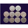 Image 1 : 10 ASSORTED SILVER ROOSEVELT DIMES