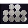 Image 2 : 10 ASSORTED 1940'S MERCURY DIMES