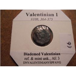 364-375 A.D. VALENTINIAN I ANCIENT COIN