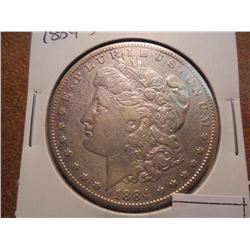 1884-S MORGAN SILVER DOLLAR