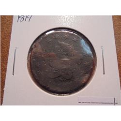 1819 US LARGE CENT