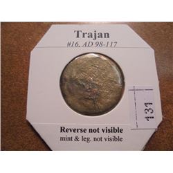 98-117 A.D. TRAJAN ANCIENT COIN