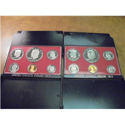 1977 & 1978 US PROOF SETS (WITH BOXES)