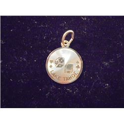 14KT GOLD LAKE TAHOE CHARM APPROX. .7 GRAMS