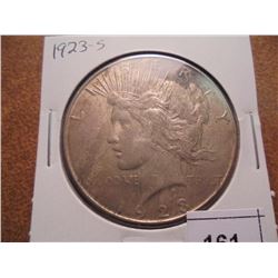 1923-S PEACE SILVER DOLLAR