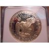 Image 2 : 1974-S IKE SILVER DOLLAR NGC PROOF 69 CAMEO