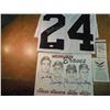 Image 1 : 2 NICE AUTOGRAPHED SPORTS PIECES SEE DESCRIPTION