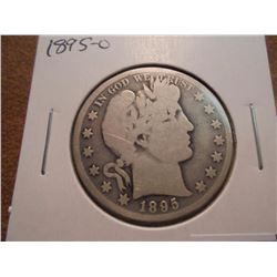 1895-O BARBER HALF DOLLAR BETTER DATE