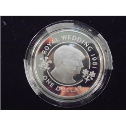 1981 BERMUDA SILVER PROOF DOLLAR