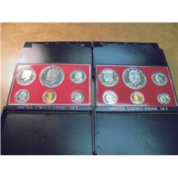 1975 & 1976 US PROOF SETS (WITH BOXES)