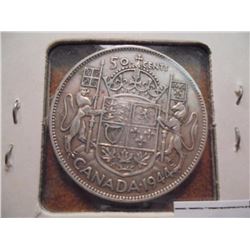 1944 CANADA SILVER 50 CENT