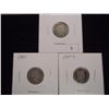 Image 1 : 1906-O,07 & 09-O BARBER DIMES