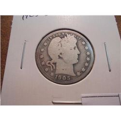 1905-O BARBER QUARTER