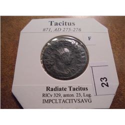 275-276 A.D. TACITUS ANCIENT COIN (FINE)