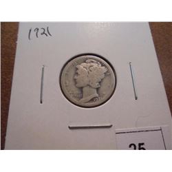 1921 MERCURY DIME KEY DATE