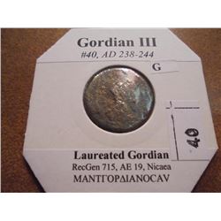 238-244 A.D. GORDIAN III ANCIENT COIN