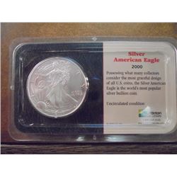 2000 AMERICAN SILVER EAGLE UNC