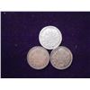 Image 1 : 1912,14 & 1919 CANADA SILVER 5 CENTS