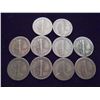 Image 2 : 10 ASSORTED 1940'S MERCURY DIMES