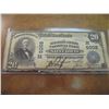 Image 1 : 1902 LARGE SIZE $20 NATIONAL CURRENCY THE