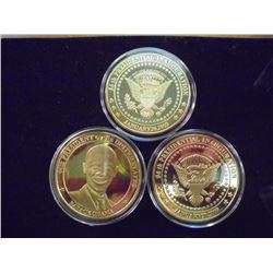 3-2009 BARACK OBAMA INAUGURATION TOKENS (PF)