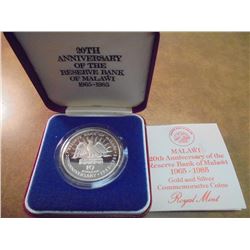 1985 MALAWI SILVER PROOF 10 KWACHA