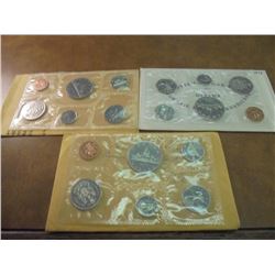1968,69 & 72 CANADA (PF LIKE) SETS WITH ENVELOPES
