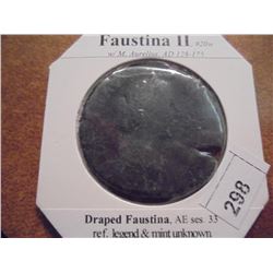 128-175 A.D. FAUSTINA II ANCIENT COIN