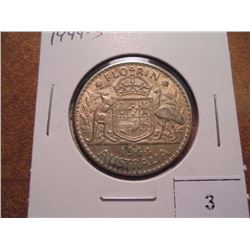 1944-S AUSTRALIA SILVER FLORIN
