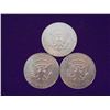 Image 2 : 3-1964 90% SILVER KENNEDY HALF DOLLARS