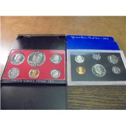 1972 & 1973 US PROOF SETS (WITH BOXES)