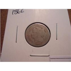1866 THREE CENT PIECE (NICKEL)