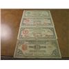Image 1 : 2,5,10 & 20 PESOS WWII PHILIPPINES GUERRILLA MONEY