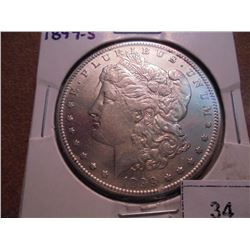 1899-S MORGAN SILVER DOLLAR