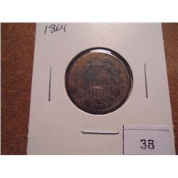 1864 US TWO CENT PIECE