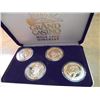 Image 1 : GRAND CASINO 4 GOLD PLATED COLLECTORS COINS