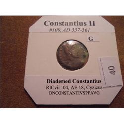 337-361 A.D. CONSTANTIUS II ANCIENT COIN