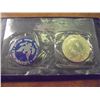 Image 1 : 1972-S  IKE SILVER DOLLAR UNCIRCULATED (BLUE PACK)
