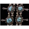 Image 7 : Navajo Kingman Turquoise Sterling Squash Blossom