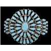 Image 1 : Zuni Petit Point Turquoise & Sterling Bracelet