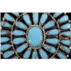 Image 2 : Zuni Petit Point Turquoise & Sterling Bracelet