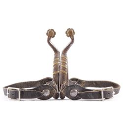 Early 1900 Butte Montana Shamrock Copper Spurs