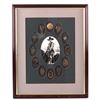 Image 1 : Framed Old Western Watch Fob Collection