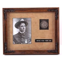 Montana Rough Riders Framed Presentation Medal