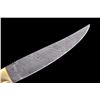 Image 4 : Damascus & Micarta CFK Knife Skinner with Scabbard