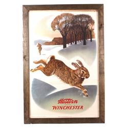 1955 Western Winchester Advertising Lithograph