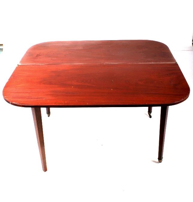 Antique Mahogany Folding Game Table