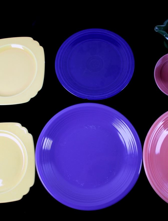 Assorted Collection Of Early Unmarked Fiestaware